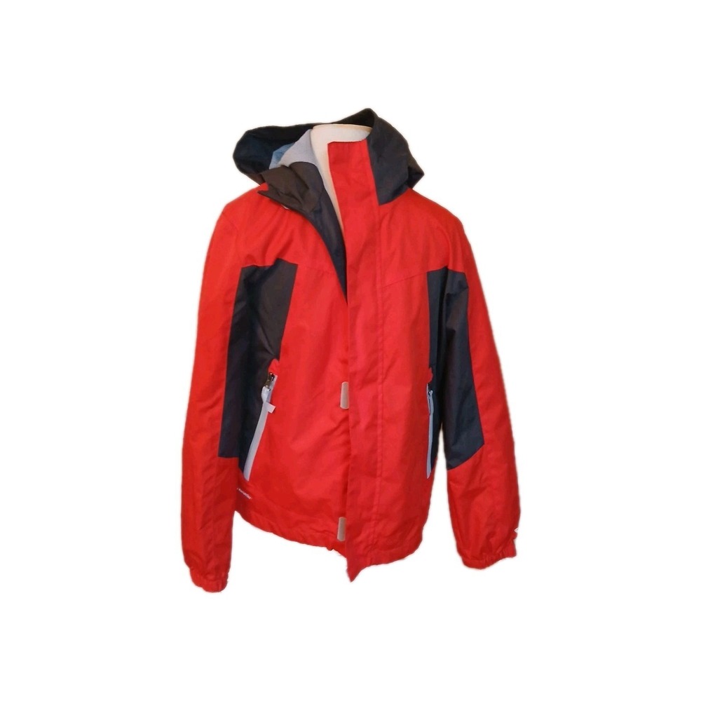 C9 by Champion Boys Blue & Red Windbreaker Jacket Size M 8–10 Hood Mesh Lining